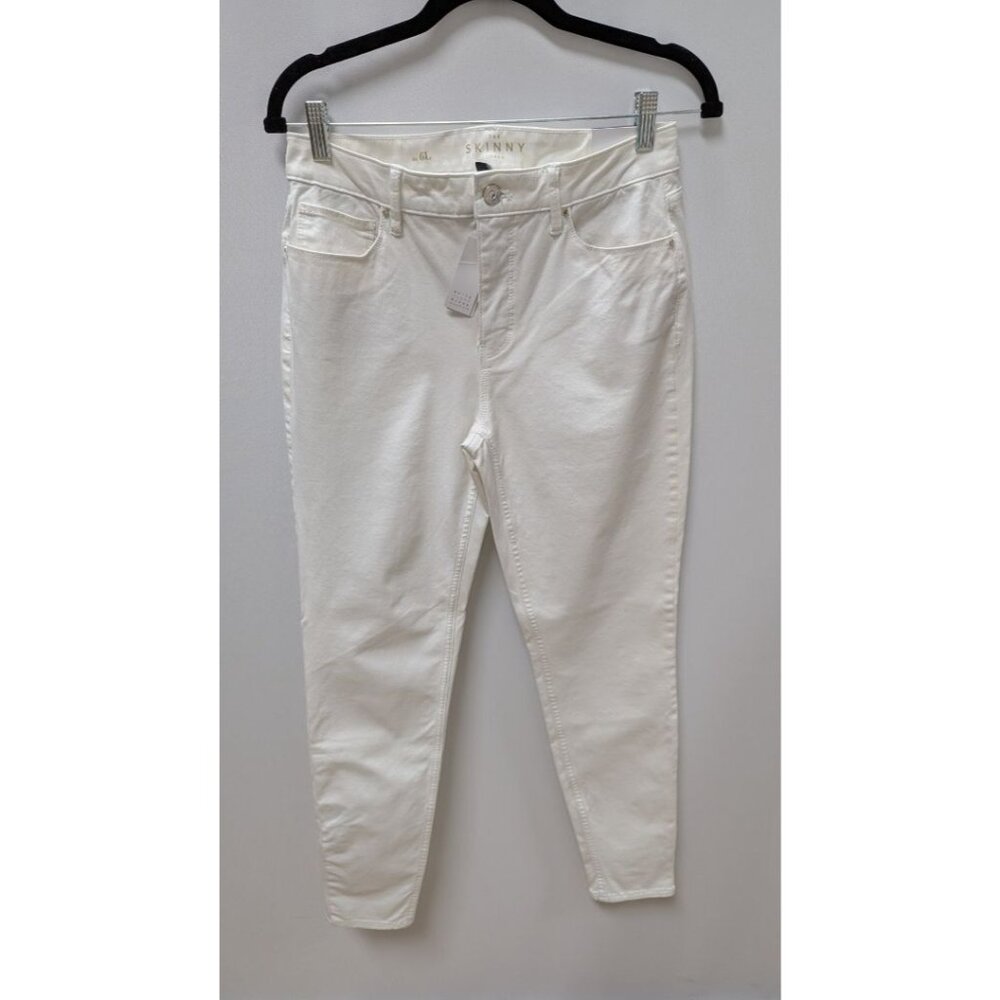 White House Black Market White HR Sculpt Skinny Ankle Jeans